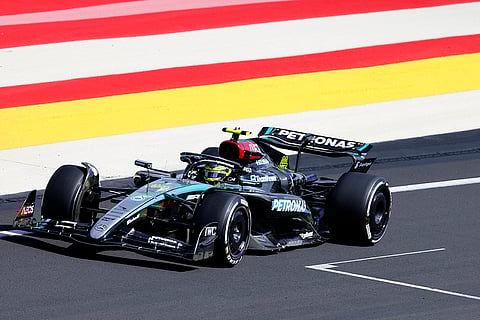 Mercedes driver Lewis Hamilton